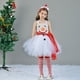 thumbnail image 5 of Vestido de tutú navideño para niños, disfraz de alce y muñeco de nieve para niña, vestidos de fiesta de año nuevo familiar, vestidos de princesa, conjunto de ropa para niños, 5 of 5