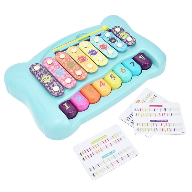 Xilófono de juguete para piano BuyWeekMX para bebés multicolor