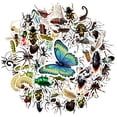 thumbnail image 2 of 35pcs Cartoon Sticker Animal Funny Stationery Stickers Graffiti Insect Stickers for Suitcase Laptop Phone, 2 of 9
