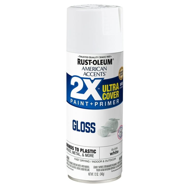 Rust-Oleum Ultra Cover 2X 12 oz Spray Paint Gloss White
