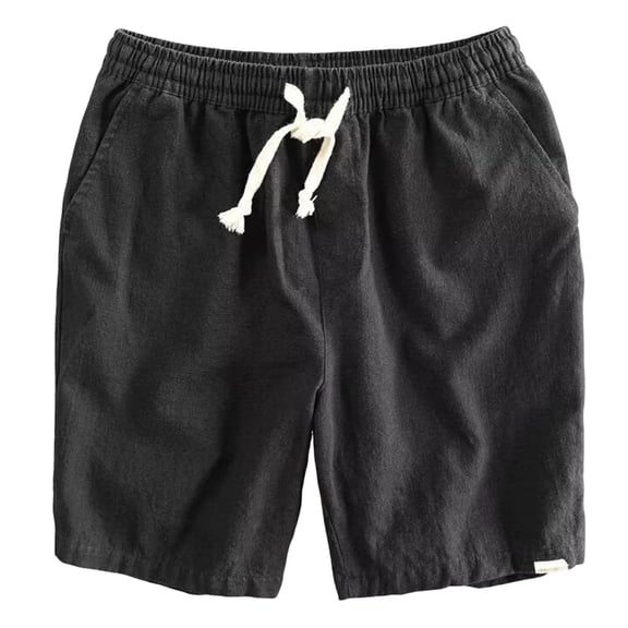 Yievot Men's Casual Shorts 5 Inch Inseam Drawstring Elastic Waist Lightweight Summer Beach Shorts with Pocket