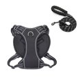 thumbnail image 1 of S)No Pull Harness for Medium Large Dogs, Adjustable, Reflective Oxford Fabric, Easy to Control, with Free Heavy Duty Leash, 1 of 5