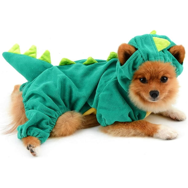ATTOE Pet Stegosaurus Dinosaur Costume for Small Dog Cat Halloween