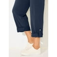 thumbnail image 3 of Catherines Women's Plus Size Suprema Studio Roll Tab Pant, 3 of 6