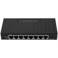 thumbnail image 3 of Conmutador De Escritorio Gigabit Ethernet Hub Vlan De Red De Alto Rendimiento De 8 Puertos 100-240V Negro Ee. Uu. Inevent AF000452-00, 3 of 6