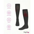 thumbnail image 6 of MeMoi  Tassel Cotton Knee High Socks - Girls - Female, 8, Dark Gray Heather, 6 of 7