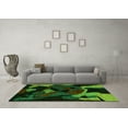 thumbnail image 3 of Ahgly Company Indoor Rectangle Oriental Green Modern Area Rugs, 7' x 10', 3 of 4