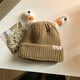 thumbnail image 4 of Divertido gorro tejido con antenas intermitentes - Ojos retráctiles para estilo callejero y calidez invernal, 4 of 4