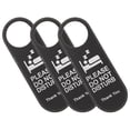 thumbnail image 5 of FUEENIRVA Fueenirva Hotel Door Hanger Sign Do Not Disturb and Make Up Room Black 15Pcs, 5 of 6