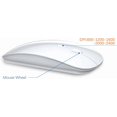 thumbnail image 4 of Wireless Keyboard and Mouse Ultra Slim Combo, 2.4G Silent Compact USB 2400DPI Mouse and Scissor Switch Keyboard Set with Cover, Batteries Included, for PC/Laptop/Windows/Mac - White, 4 of 4