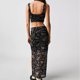 thumbnail image 5 of Conjunto de falda de 2 piezas para mujer Conjunto de dos piezas de falda larga sin mangas para mujer Oufifit diario FLhrweasw Nuevo, 5 of 7