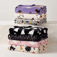 thumbnail image 4 of Zydvens Halloween Lounge Flannel Throw Blanket 60x70 Inch - Assorted Spooky Whimsical Classic Patterns Super Soft Plush Microfiber Fleece Cozy Couch Cover for Holiday Surprise Gift, 4 of 4