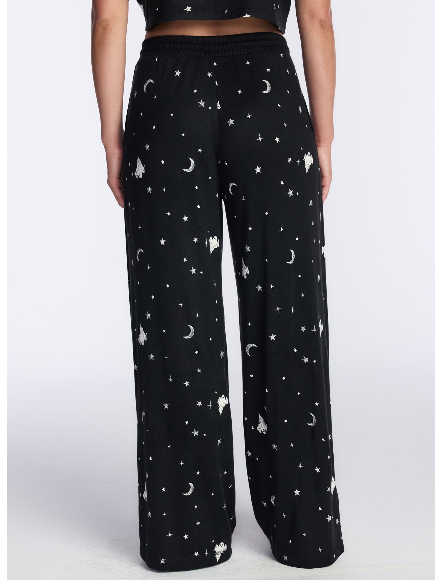 Halloween and Fall Women's Hacci Knit Sleep Pants from Way to Celebrate, 29.5" Inseam, Sizes XS-3X