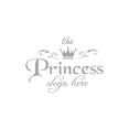 thumbnail image 2 of Wall Stickers The Princess Decal Living Room Bedroom Vinyl Carving Wall Decal Sticker,Gray Home Wall Stickers, 2 of 3