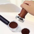 thumbnail image 1 of 51 mm 53 mm de 58 mm Espresso Tamper de acero inoxidable Presiona Hool Tamper Professional Espresso Press para Portafilter Coffee Machine Barista Herramienta, 1 of 9