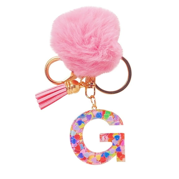 Initial Letter Keychain - Letter Keychain Bag Accessories for Women Backpack Purse Bag Charms for Handbags Initial Keychains for Women