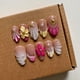 thumbnail image 1 of Uñas postizas MAGLFELL Luxury Medium Almond 3D ABS para mujer, 1 of 9