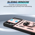 thumbnail image 5 of Samsung Galaxy M53 5G Case,Compatible with Samsung Galaxy M53 Case with HD Screen Protector with Slide Camera Cover, 360°Rotation Ring Kickstand [Military Grade] Case for Samsung M53 5G,Rose Gold, 5 of 15