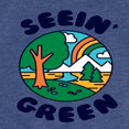 thumbnail image 3 of Instant Message - Earth Day - Seein' Green - Toddler & Youth Girls Short Sleeve Graphic T-Shirt, 3 of 6