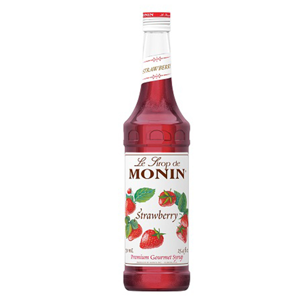 Monin Strawberry Syrup 750 Ml Bottle