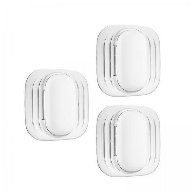 3x 3x Almohadilla Anticolisión para Manija de Puerta, Almohadilla Anticolisión para Muebles, Protector de Pared de Silicona Gruesa, Pegatina de Pared 3 piezas