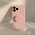thumbnail image 3 of Funda a prueba de golpes para iPhone, carcasa de silicona suave y lisa con soporte, Color caramelo, para iPhone 15, 14, 13, 12, 11 Pro Max, 7, 8 Plus, XS, X, XR, SE 3, 3 of 5