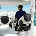 thumbnail image 6 of Gymax 2PCS Sports Flip up Boat Seat Captain Bucket Seat w/ Flip-up Bolster Bolts, 6 of 10