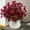 Red, variant on Clearance! 5 Bundles Artificial Mums for Outdoors, Realistic Fake Mums Faux Silk Daisy, UV Resistant No Fade Faux Mums for Home Patio Porch Garden Yard Decor, Fall Flowers, Outdoor Fall Decor, 12.6"