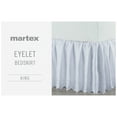 thumbnail image 2 of Martex Eyelet King White Bed Skirt, King, 2 of 5