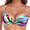Néon Rayé, variante sur RELLECIGA Haut de Bikini Rehausseur pour Femme, devant Torsadé, Maillot de Bain à Armatures