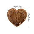 thumbnail image 3 of YYV Heart Shaped Plastic Imitation Vines Storage Basket - Fruit and Vegetable Storage Basket - Snack and Candy Tray - Bread Basket - Multi Functional Storage Tray, 3 of 7