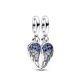 thumbnail image 2 of Hot New Fashion Sterling Silver Plated Moon Star Sun Blue Pendant Fit Women Fine Dangle Bracelet Accessories Bead Charms, 2 of 6