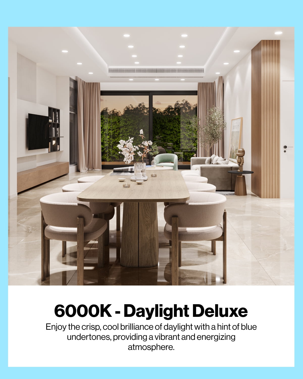 Sunco 6 Pack BR30 LED Bulb, Recessed Can Light Bulbs, Indoor Flood Lighting, 1600 LM, 16W (100W Equivalent) 6000K Daylight Deluxe, E26 Medium Base, Dimmable UL
