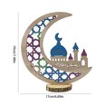 thumbnail image 4 of Advancent Eid Mubarak decoración Festival adorno decoración de adornos artesanales musulmanes decoraciones islámicas decoraciones de Kits de decoración para fiestas JM00442 Advancent HA061012-04, 4 of 6