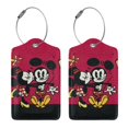 thumbnail image 3 of Mickey Mouse And Minnie Mouse Luggage Tags for Suitcases Travel ID Identification Labels Set for Bags-2 PCS, 3 of 5