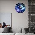 thumbnail image 6 of Glow in the Dark Wall Clock 12 Inch Silent Non-Ticking Wall Clocks Battery Operated Blue Analog Wall Clock for Bedroom Decor, 6 of 8