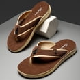 thumbnail image 6 of Bixock Flip Flops for Men,Bathroom Sandals for Women,Slippers for Men Solid Color Thick Soft Sole Lightweight Shock Absorption Non Slip Large Size Shoes, 6 of 8
