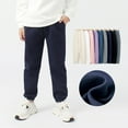 thumbnail image 2 of Toddler Boys Cotton Sweatpants Kids Elastic Drawstring Pants Casual Jogger Pants Age 3-12 Years, 2 of 7
