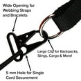 thumbnail image 4 of Rope & Cord Metal Webbing Clip – 1” Snap Clips for Cargo, Organization, Tie Downs & More – 50 Pack, 4 of 4