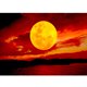 thumbnail image 1 of Pintura de diamante (DE1823) Puesta de sol Lienzo Imagen Artesanía Hecho a mano DIY Kit cuadrado 20X30cm Hugtrwg Para estrenar, 1 of 1