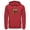 Red, variant on Men's Fortnite Durr Burger Pull Over Hoodie Red X Large