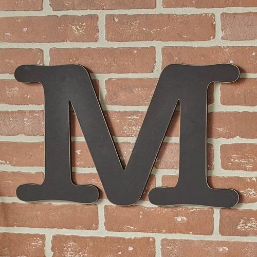 Typewriter Font Monogram LettersM