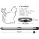 thumbnail image 2 of 6 Stück Reflektierendes, verstellbares Anti-Würge-Katzenhalsband mit Anti-Lost-Adressanhänger, Glocke und Sicherheitsschnalle, Schwarz TUNC Sencillez, 2 of 5