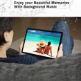 thumbnail image 6 of 15.6 inch Digital Photo Frame with IPS Screen - Digital Picture Frame with 1080P Video, Music, Photo, Auto Rotate, Slide Show, Remote Control, Calendar, Time,1280x800 Black, 6 of 14