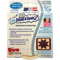 Warm Company Lite Steam-A-Seam 2 Double Stick Fusible Web Tape -1/4` X 40 Yards Multi-Colored