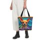 thumbnail image 5 of Balery Colorful Textured Chihuahua Bolsa de Hombro con Diseño, Bolsa Grande y Duradera, Bolsa Versátil para Compras, 5 of 6