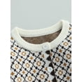 thumbnail image 5 of Bagilaanoe 2pcs Newborn Baby Girl Short Pants Set Long Sleeve Jacket Tops + Geometric Patterns Shorts 3M 6M 12M 18M 24M Infant Casual Summer Outfits, 5 of 7