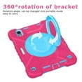 thumbnail image 5 of Dteck iPad Mini 6 Case with Screen Protector, iPad Mini 6th Generation Case for Kids, Heavy Duty Three Layer Hybrid Full-body Rugged Case With Handle Grip/Rotating Stand/Shoulder Strap,Rose/Blue, 5 of 8