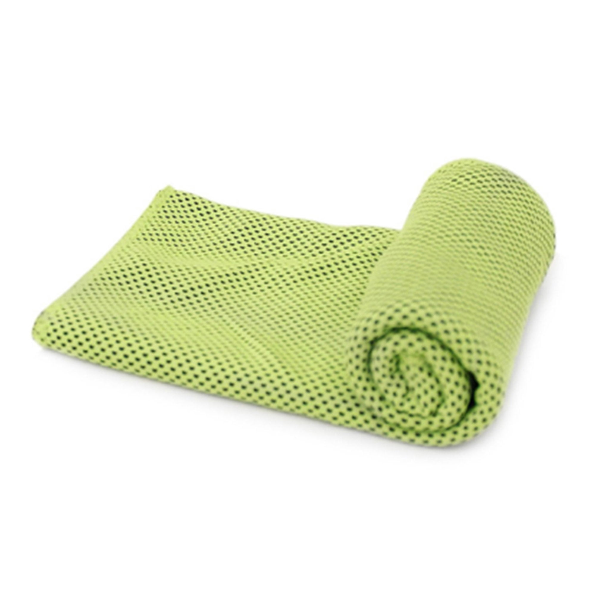 Unique Bargains Soft Solid Microfiber Cool Sport Towel Green 1 Pc