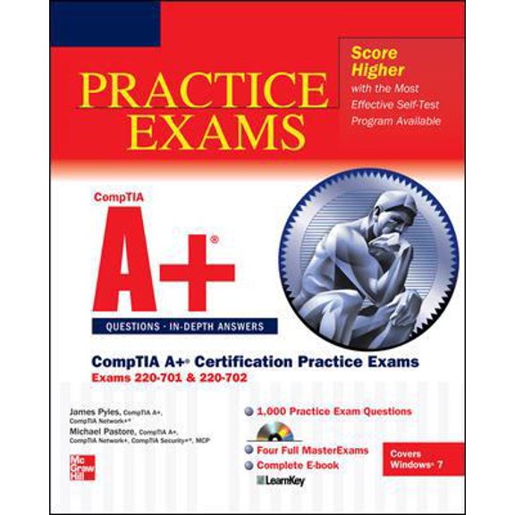 Pre-Owned CompTIA A+ Certification Practice Exams (Exams 220-701 & 220-702) (Certification Press) (Paperback) 0071760180 9780071760188